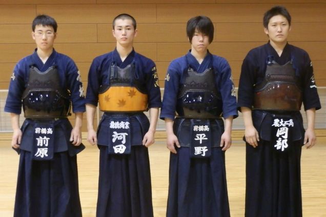 男子個人上位４名